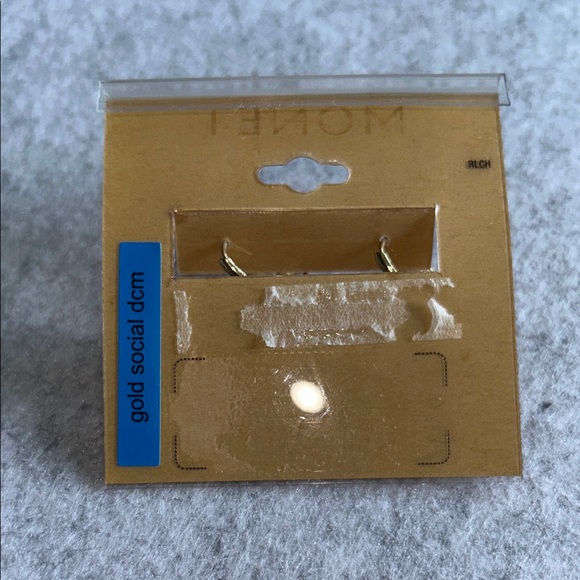 Monet White Simulated Pearl Gold Tone Leverback Drop Earrings - Picture 9 of 9